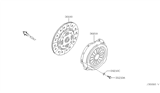 Diagram for 2001 Nissan Pathfinder Pressure Plate - 30210-AA001