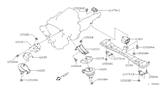 Diagram for 2004 Nissan Pathfinder Engine Mount - 11375-2W101