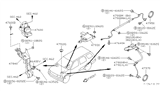 Diagram for 2000 Nissan Pathfinder ABS Control Module - 47660-4W276