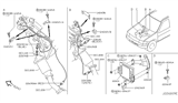 Diagram for 1999 Nissan Pathfinder Oxygen Sensor - 22690-0W000