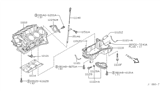 Diagram for Nissan Pathfinder Oil Pan Baffle - 11114-4W001