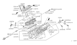 Diagram for 2000 Nissan Frontier Cylinder Head - 11040-1W200