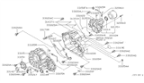 Diagram for 2001 Nissan Pathfinder Automatic Transmission Shift Position Sensor Switch - 32006-0W010