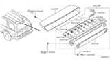 Diagram for 1997 Nissan Pathfinder Light Socket - 26597-0W000