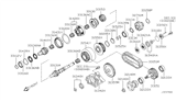 Diagram for 2002 Nissan Pathfinder CV Joint Companion Flange - 33210-0W412