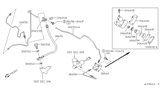 Diagram for 2001 Nissan Pathfinder Hydraulic Hose - 30855-4W010