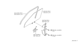 Diagram for 2004 Nissan Pathfinder Window Motor - 80730-0W311