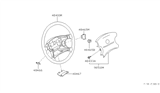 Diagram for Nissan Pathfinder Steering Wheel - 48430-2W660