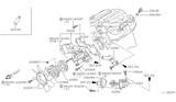 Diagram for 2000 Nissan Pathfinder Water Pump Gasket - 21014-0W000