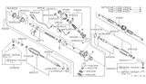 Diagram for Nissan Pathfinder Rack And Pinion - 49001-0W000