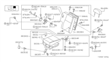 Diagram for 2000 Nissan Pathfinder Seat Cushion - 88300-2W500