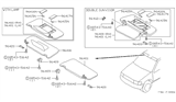 Diagram for 1996 Nissan Pathfinder Sun Visor - 96420-0W000