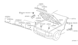 Diagram for 2003 Nissan Pathfinder Weather Strip - 65820-2W110