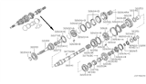 Diagram for 2002 Nissan Pathfinder Mainshaft Washer - 32350-21U00