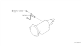 Diagram for 2002 Nissan Pathfinder Speed Sensor - 32702-2W108