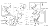 Diagram for Nissan Pathfinder Air Intake Coupling - 16578-0W001