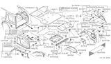 Diagram for 2013 Nissan Murano Body Mount Hole Plug - 74816-24U08