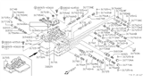 Diagram for 1999 Nissan Frontier Valve Body - 31705-46X01