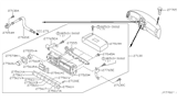Diagram for Nissan 350Z Ambient Temperature Sensor - 27720-15U00