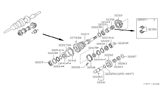 Diagram for 1998 Nissan Pathfinder Reverse Idler Gear - 32282-30P60