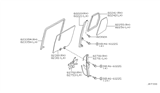 Diagram for 2004 Nissan Pathfinder Window Motor - 82730-0W301