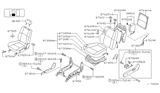 Diagram for 1996 Nissan Pathfinder Seat Switch - 87066-0W020