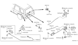 Diagram for 2001 Nissan Pathfinder Tailgate Lock - 90502-5W301