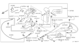 Diagram for Nissan Pathfinder Shift Cable - 34935-0W000