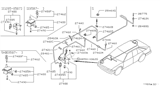 Diagram for 1987 Nissan Stanza Windshield Washer Nozzle - 28930-D5600