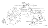 Diagram for 1987 Nissan Stanza Fuel Rail - 17520-D5500