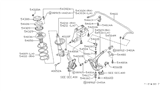 Diagram for 1987 Nissan Stanza Coil Springs - 54010-26E02