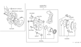 Diagram for 1988 Nissan Stanza Brake Pad Set - D1060-V6725