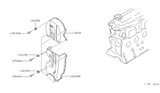 Diagram for 1988 Nissan Stanza Timing Cover - 13502-01E02