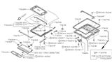 Diagram for 1989 Nissan Stanza Weather Strip - 91346-15E61