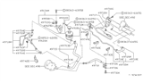 Diagram for Nissan Stanza Power Steering Hose - 49721-D4505