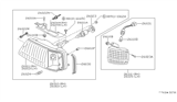 Diagram for 1989 Nissan Stanza Headlight Cover - 26078-D4500