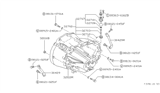 Diagram for 1986 Nissan Stanza Speed Sensor - 32702-16E11