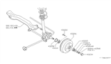 Diagram for 1987 Nissan Stanza Brake Drum - 43202-D5510