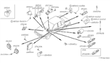 Diagram for Nissan Stanza Horn - 25610-03E00