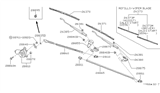 Diagram for Nissan Maxima Wiper Motor - 28815-15E00