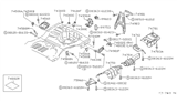 Diagram for 1987 Nissan Maxima Exhaust Heat Shield - 74668-01E00