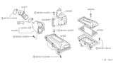 Diagram for Nissan Stanza Air Intake Coupling - 16578-D3500