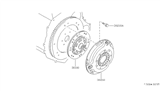 Diagram for Nissan Stanza Pressure Plate - 30210-D3500