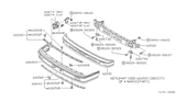 Diagram for 1989 Nissan Stanza Bumper - 62022-D4525