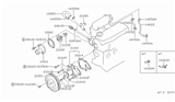 Diagram for Nissan 200SX Water Pump Gasket - 21014-D5701