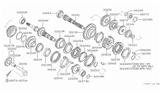 Diagram for 1986 Nissan Maxima Synchronizer Ring - 32607-01B01