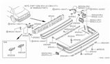 Diagram for 1991 Nissan Stanza Body Mount Hole Plug - 76848-51E00