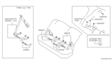 Diagram for 1989 Nissan Stanza Seat Belt - 88850-D4501