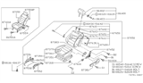 Diagram for 1994 Nissan Hardbody Pickup (D21) Seat Switch - 87610-V5000