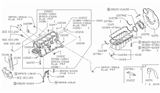 Diagram for Nissan 200SX Dipstick Tube - 15146-D0100